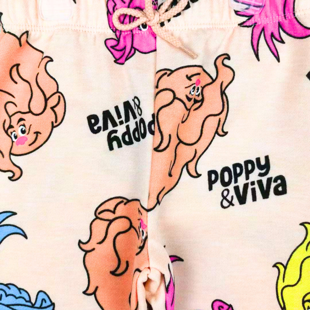 Trolls Poppy Pink Girls Sweatshirt Tracksuit Tracksuit Jogger Terno Sets 2-5Years SS288