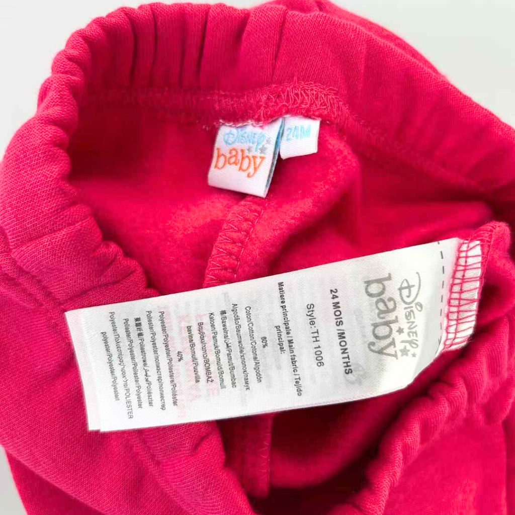 Happynest Minnie Mouse 2-Piece Set Hoodie and Jogger Pants for Baby Girls 6-24 M SS343