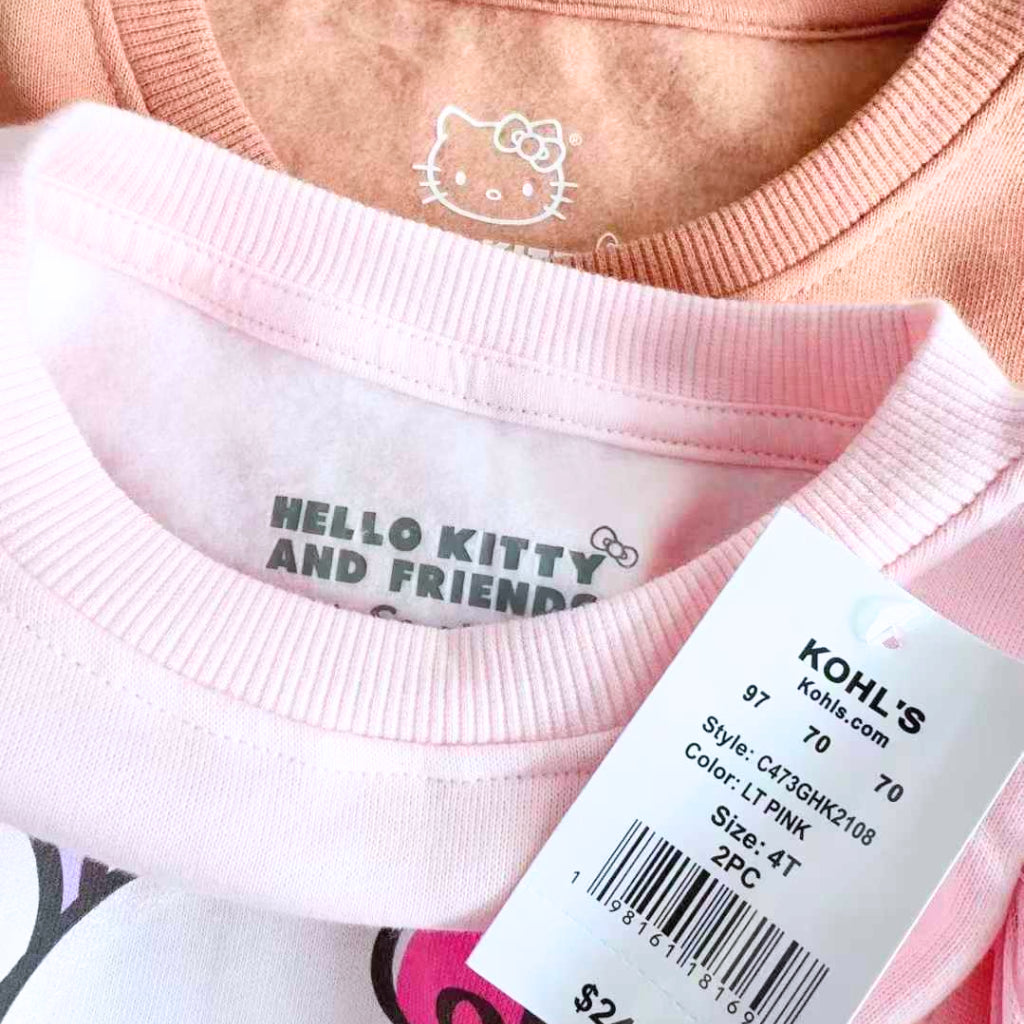 Hello Kitty Kuromi Sweatshirt + Leggings for Girls SS350 18M - 8 Years Old