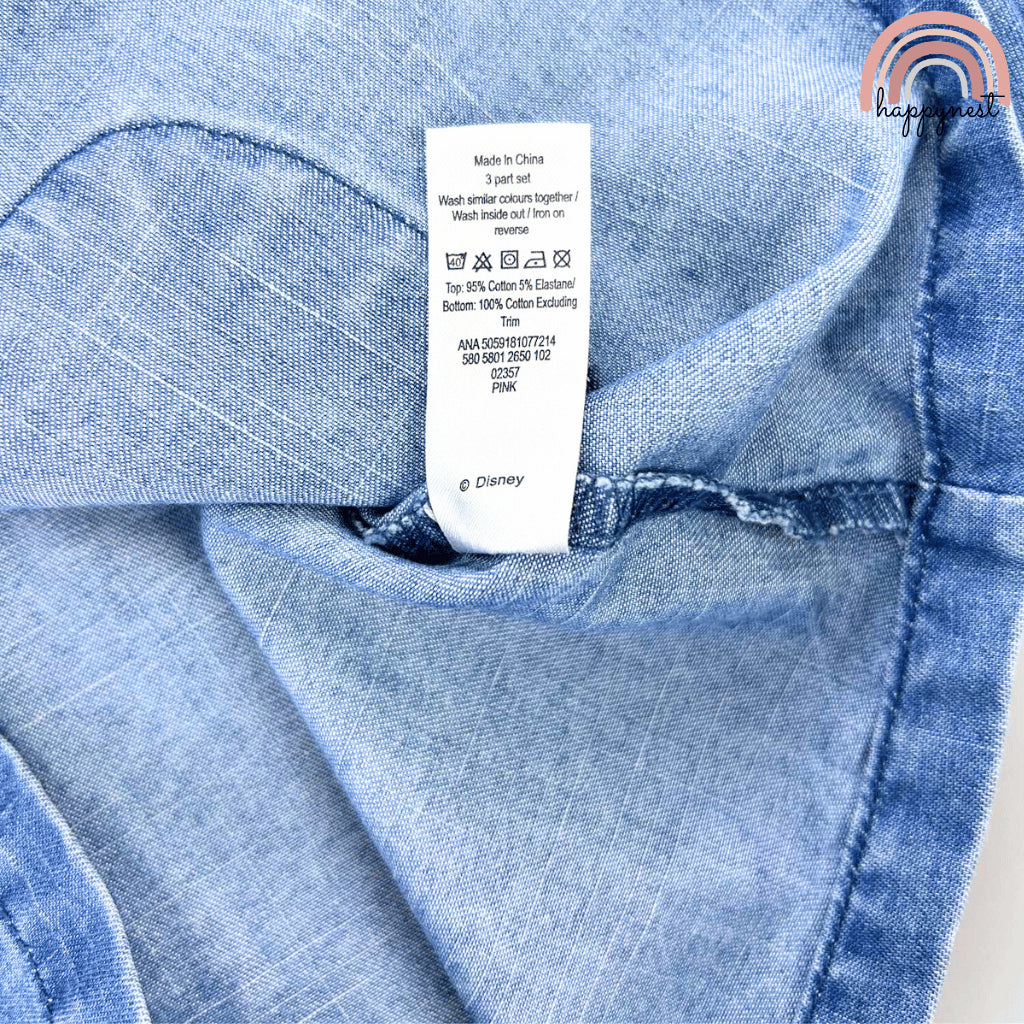 Lilo and Stitch Denim Dress with Stockings Baby Girl 6 - 36 Months AA185