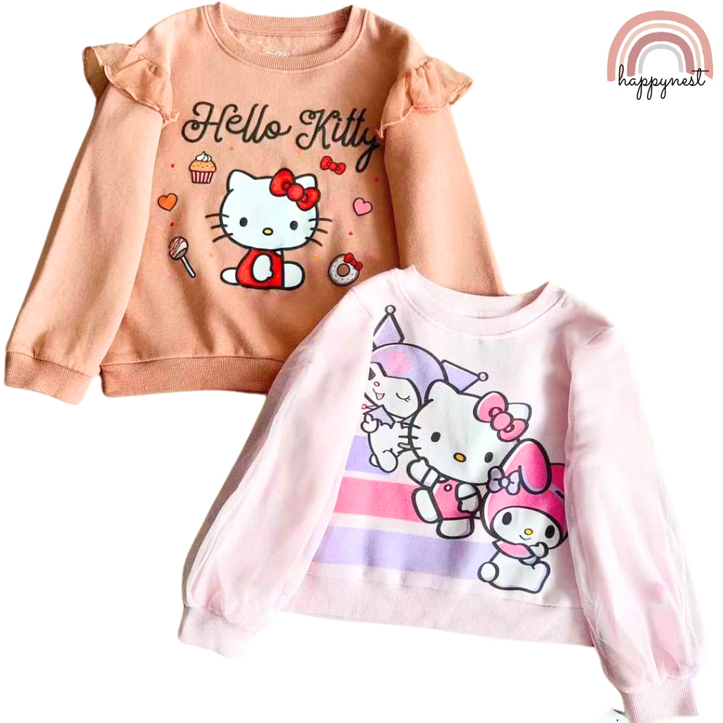Hello Kitty Kuromi Sweatshirt + Leggings for Girls SS350 18M - 8 Years Old