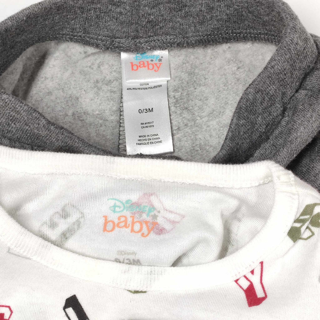 Mickey Mouse Baby Clothes 2-Piece Set Long Sleeve Top & Pants 0-9 Months SS123