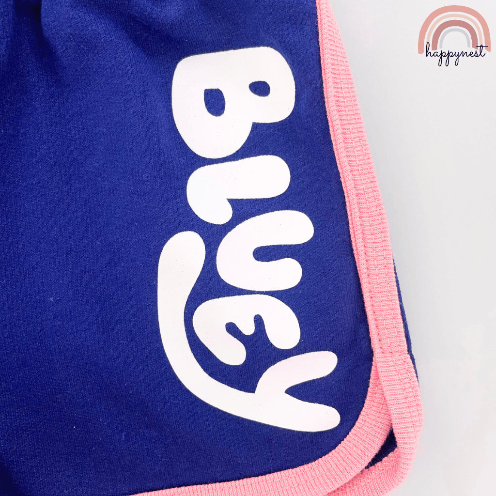 Bluey Shirt Short Girls Terno Set 2 to 8 Years AA182