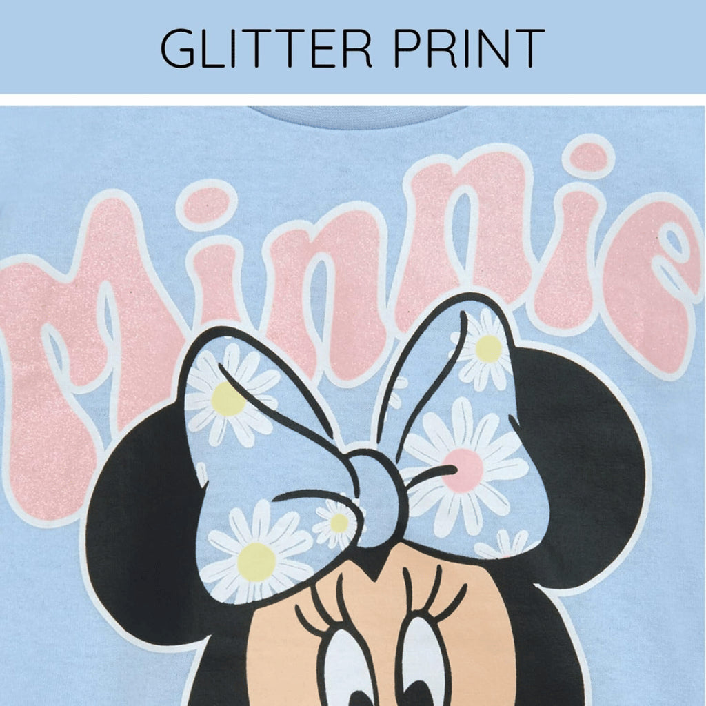 Minnie Mouse Blue Shirt and Wide Pants Set 9 Months to 4 Years AA189