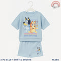 Bluey Outfit OOTD– Shirt & Shorts Set | Overruns Quality | 2–8 Years (AA299)