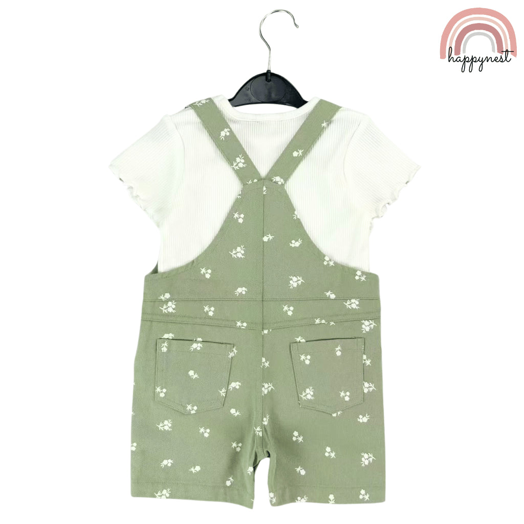 Green Jumper Baby 2-Piece + Ribbed Shirt Set (3–36 Months) | AA363