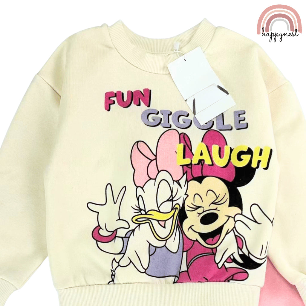 Minnie Tracksuit Girl Set Sweatshirt Jogger Set for Girls 2-8 Years Old SS134