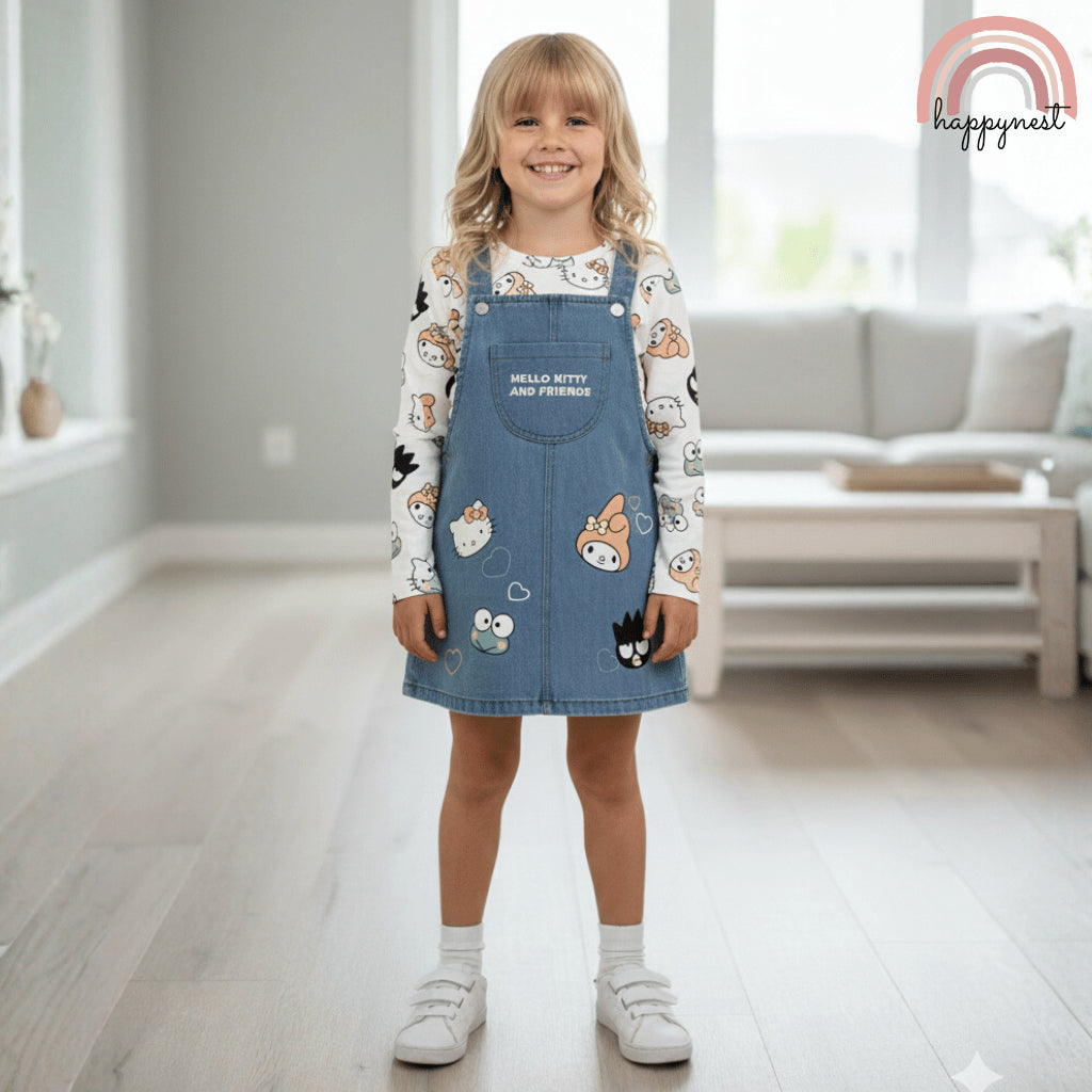 Hello Kitty Jumper Dress Terno Set for Girls (2-8Y) | AA413