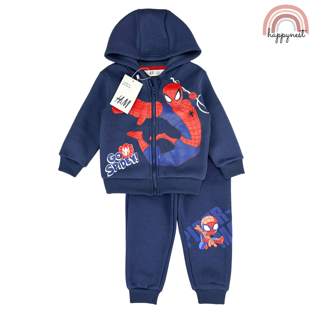 Marvel Spider-Man Hoodie Blue Terno Set (2-6Y) | SS643