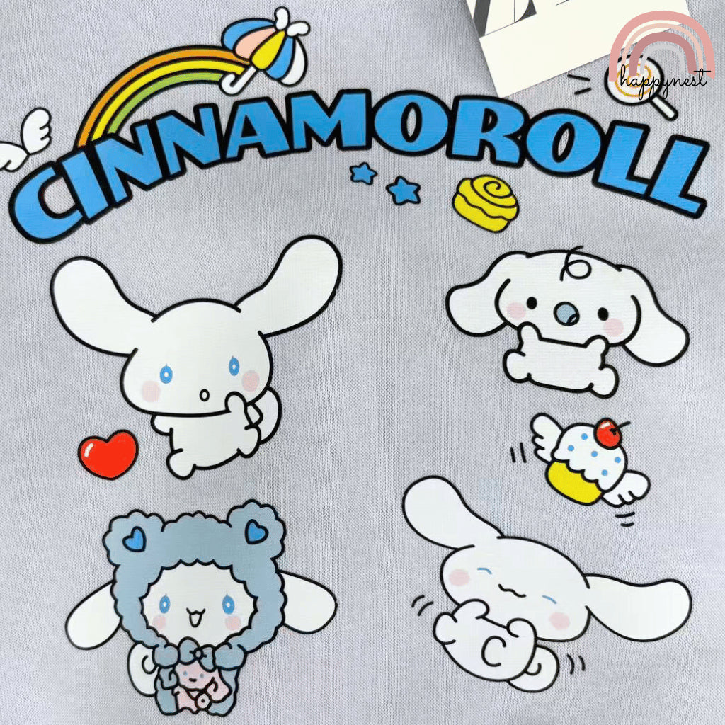 Cinnamoroll Hoodie Terno Set for Girls (2-8Y) | SS617