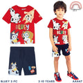 Bluey Red Terno Set for Kids Boys T-Shirt & Shorts (2-10Y) | AA447