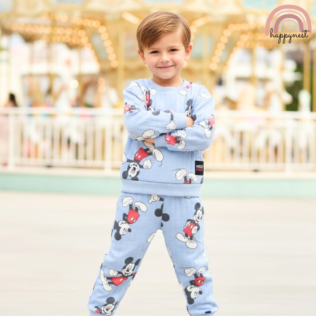 Mickey Boy 2-Pc Blue Quilted Set | 12 Months - 4 Years | SS701