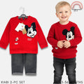Kiabi 2-Piece Mickey Red Sweater & Jeans Baby Set (3–36 Months) | SS547