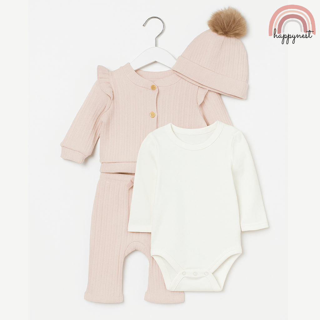 Rachel Zoe 3-PC Knit Outfit for Baby Girls 3-9M AA386