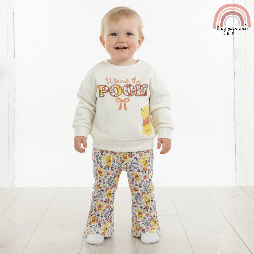 Winnie the Pooh Baby Terno Set for Girls (Newborn-18M) | SS573