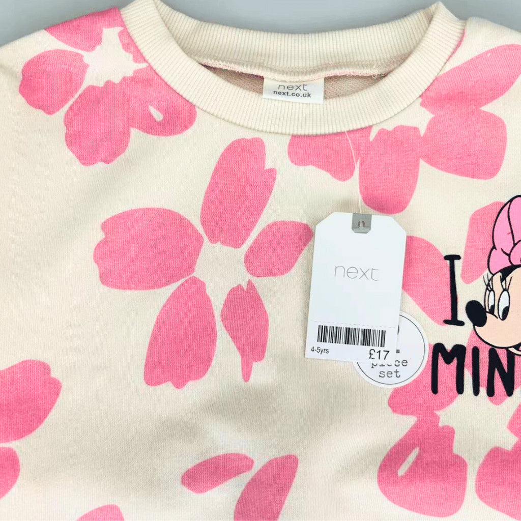 NEXT Minnie Mouse Floral Terno Set for Girls (3-7Y) | SS624