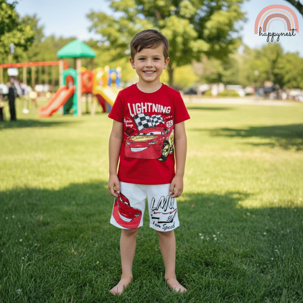 Pixar Cars Terno Set Lightning McQueen (2-10Y) | AA451