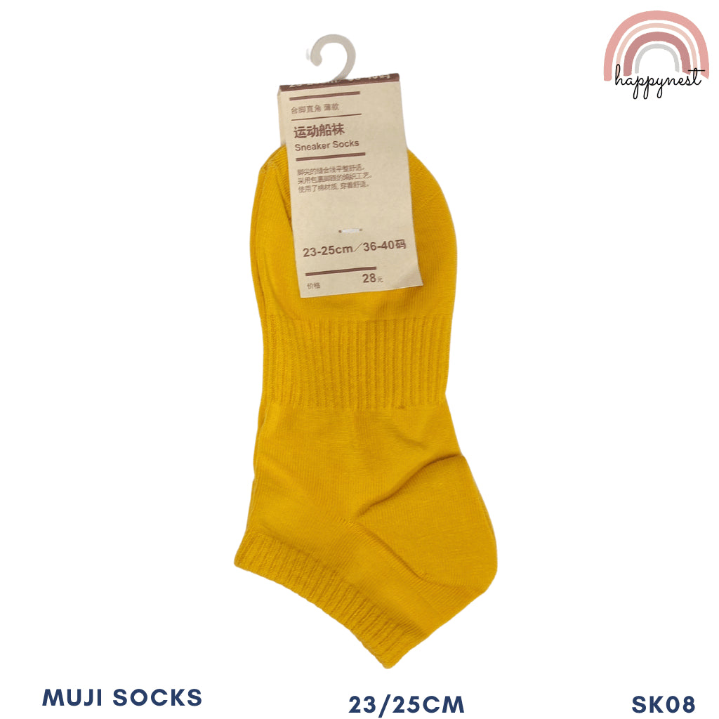 MUJ!-Style Unisex Ankle Socks High Quality Plain Cotton Sock For Kids Color 4.5-7.5 US With Tag 2