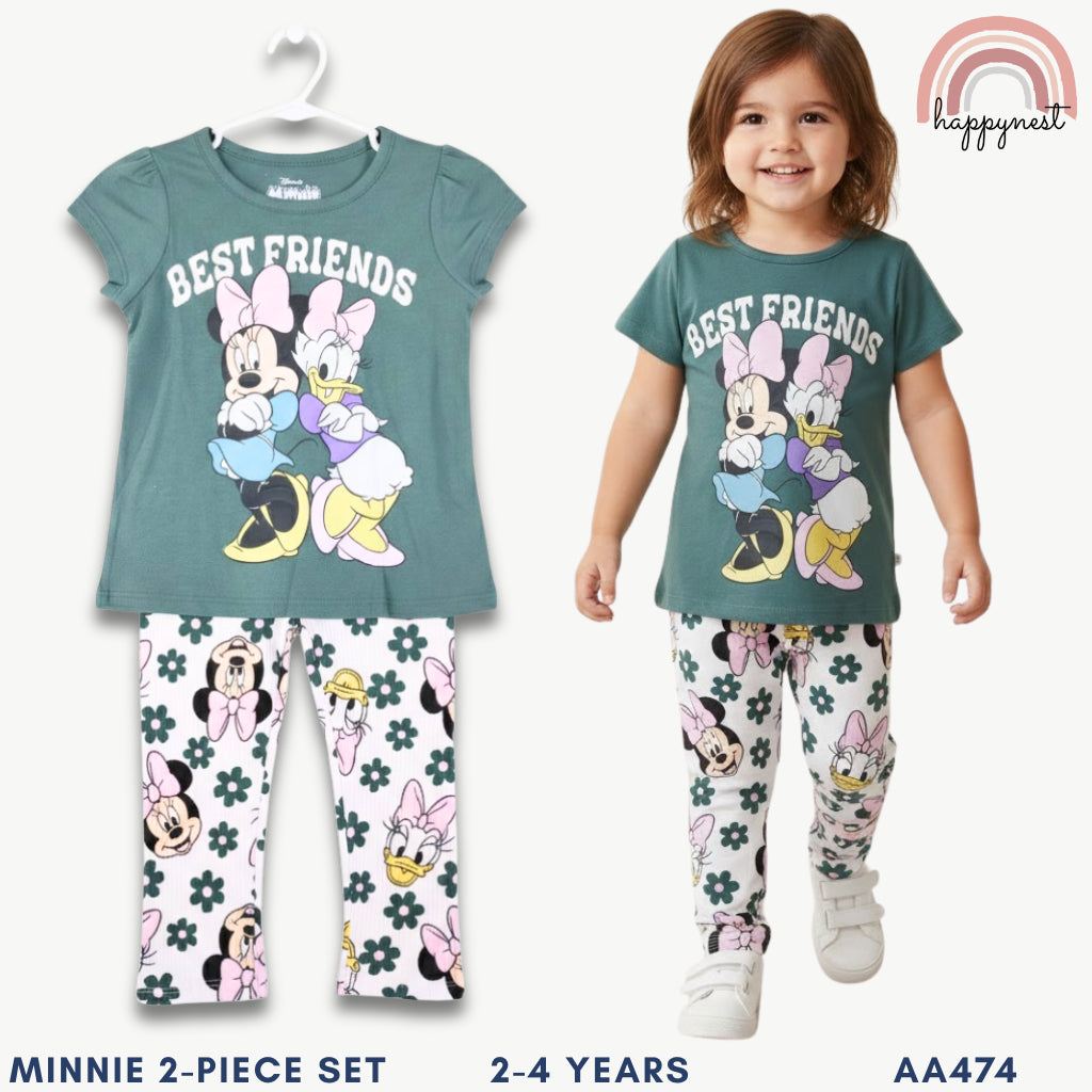 Minnie & Daisy "Best Friends" Girls' 2-Piece Set (2-4 Years) - AA474