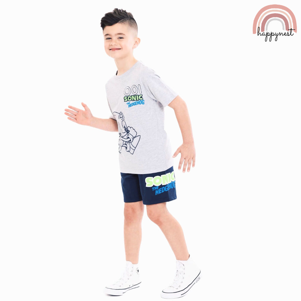 Sonic the Hedgehog 2-PC Tee & Shorts Set (AA498) | 2-10 Years