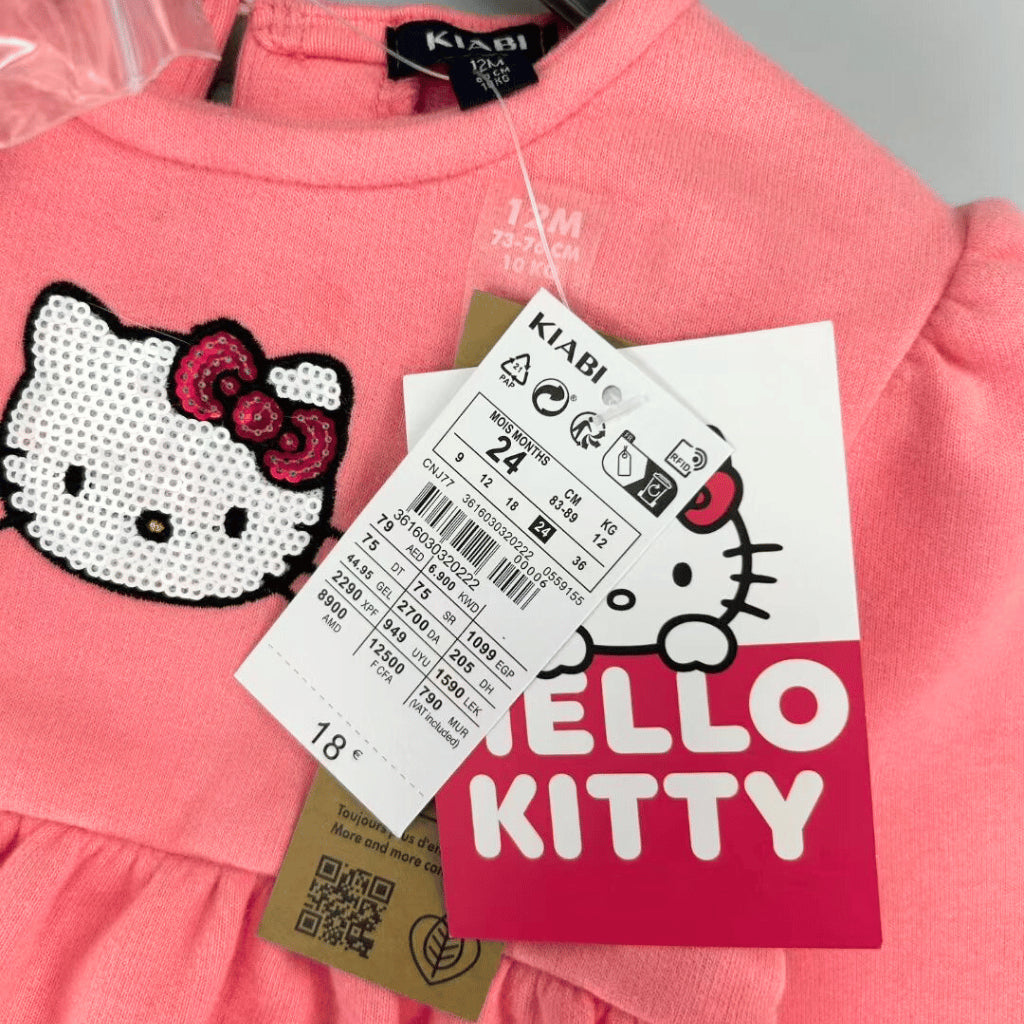 Hello Kitty 3PC Girl OOTD – Dress Top, Leggings & Sunglasses | Overruns | 6-36 Months (SS557)