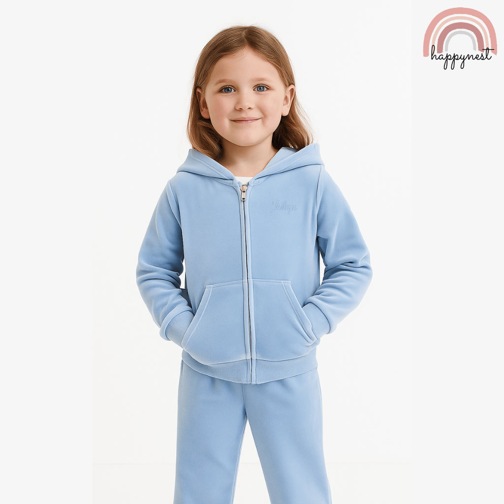 Juicy Couture Tracksuit Velour Zip-Up for Girls (12 Months – 7 Years) | SS561