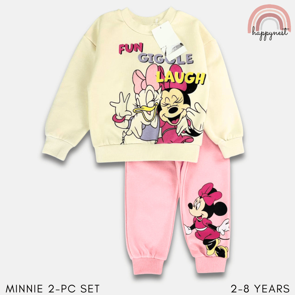 Minnie Tracksuit Girl Set Sweatshirt Jogger Set for Girls 2-8 Years Old SS134
