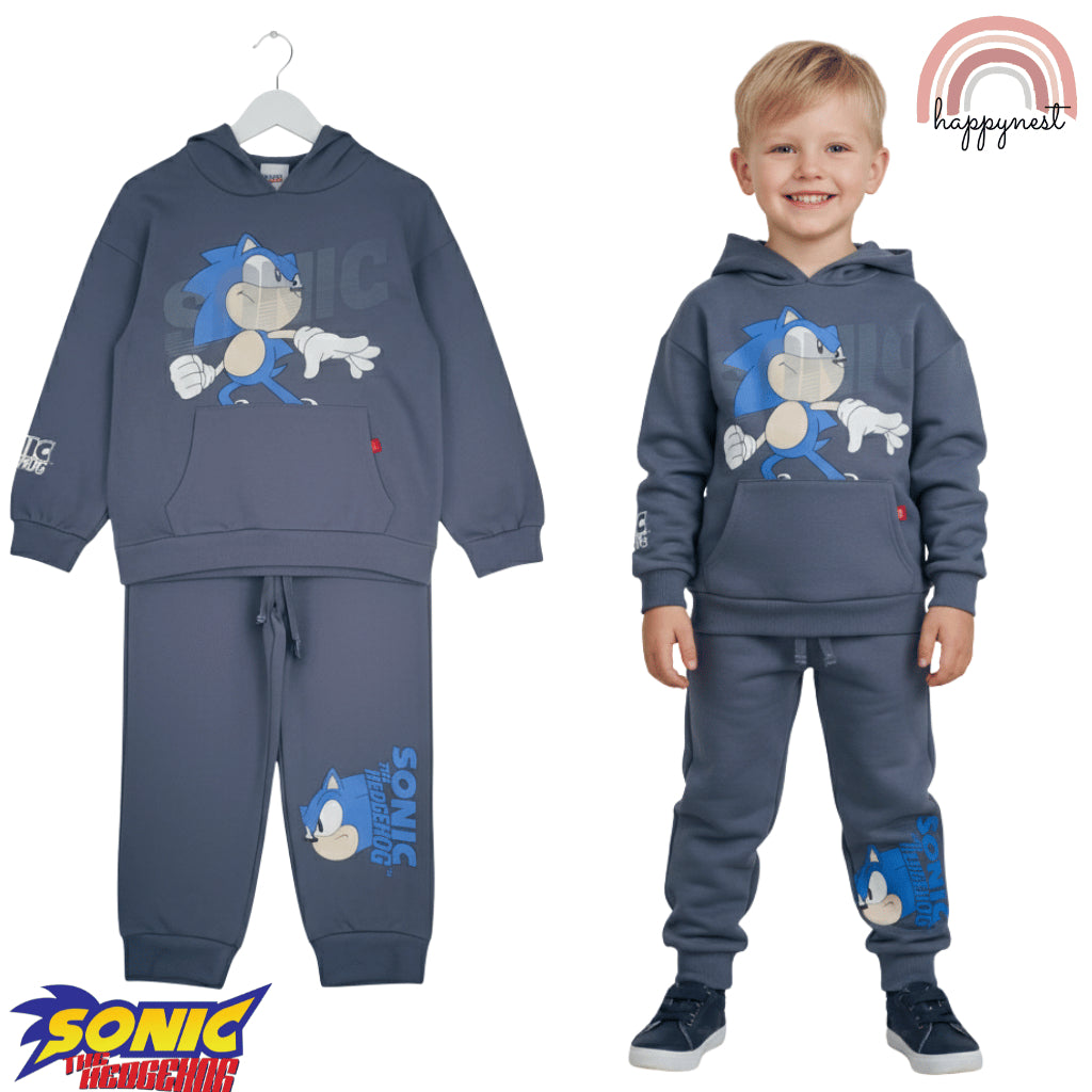 Sonic Tracksuit OOTD Boys Jogger Set Cute Terno OOTD 4 Years old SS102