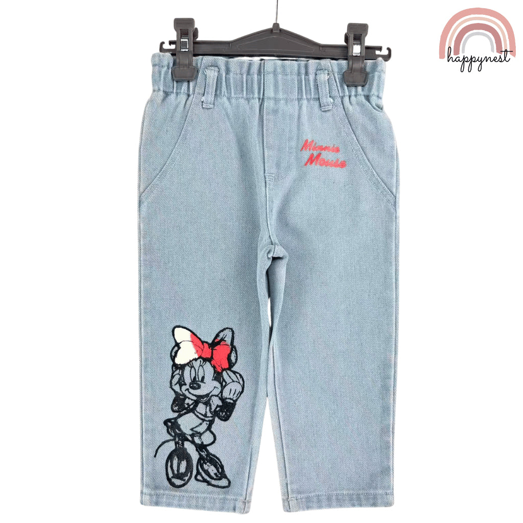 Minnie Mouse Sweater & Jeans Denim Baby Terno (3-36M) | SS570