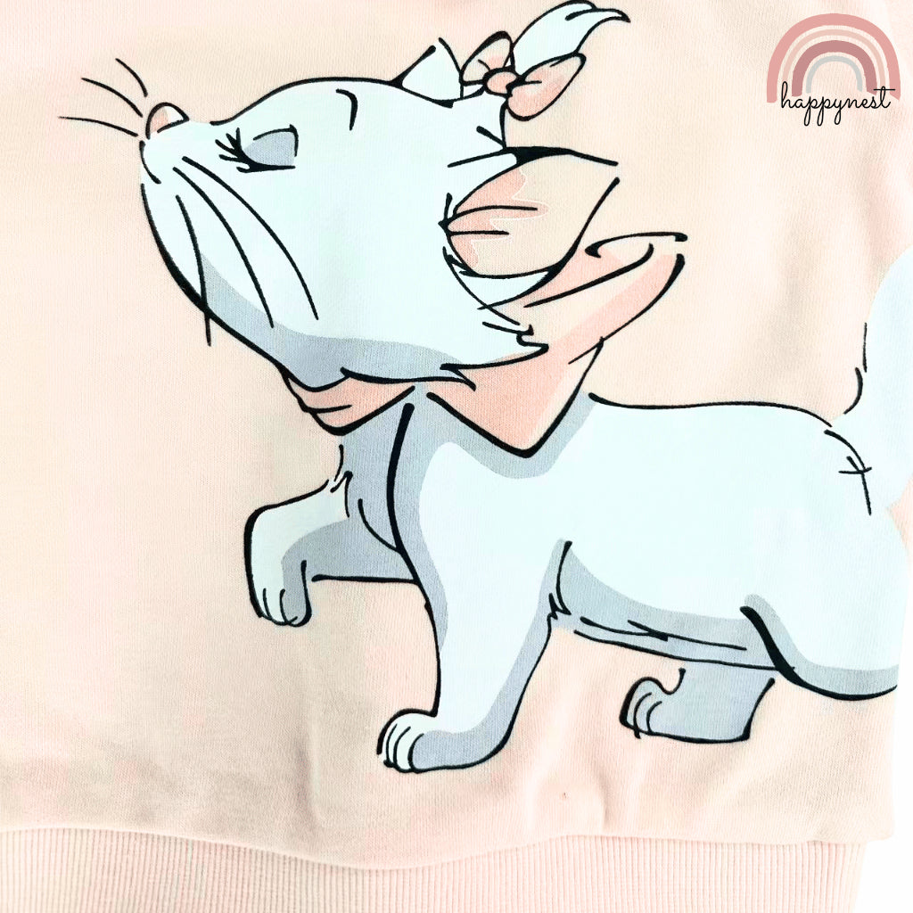 Disney Marie Cat 3-PC Terno Set Ruffle Pullover (3-36M) | SS578
