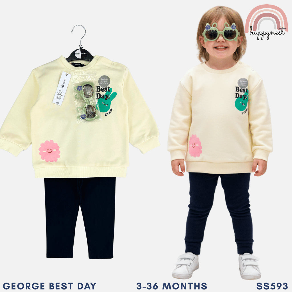George Baby Terno Set w/ Sunglasses (3-36M) | SS593