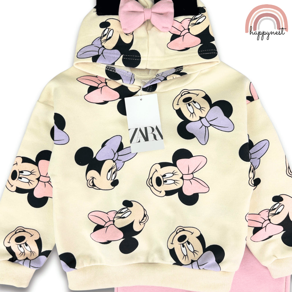 Minnie Mouse Hoodie Terno Set (2-8Y) | SS655