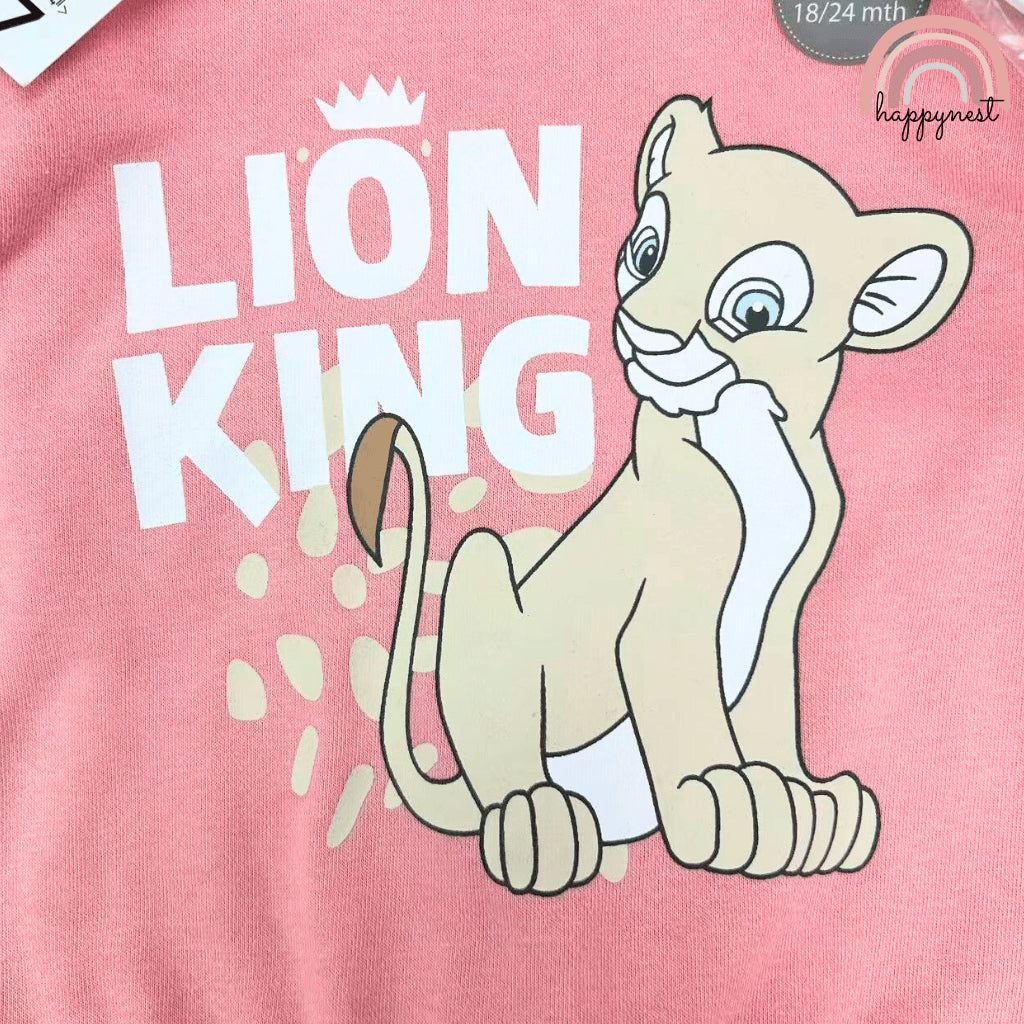 Baby Girl Lion King Pink Terno Set w/ Sunnies (3-36M) | SS590