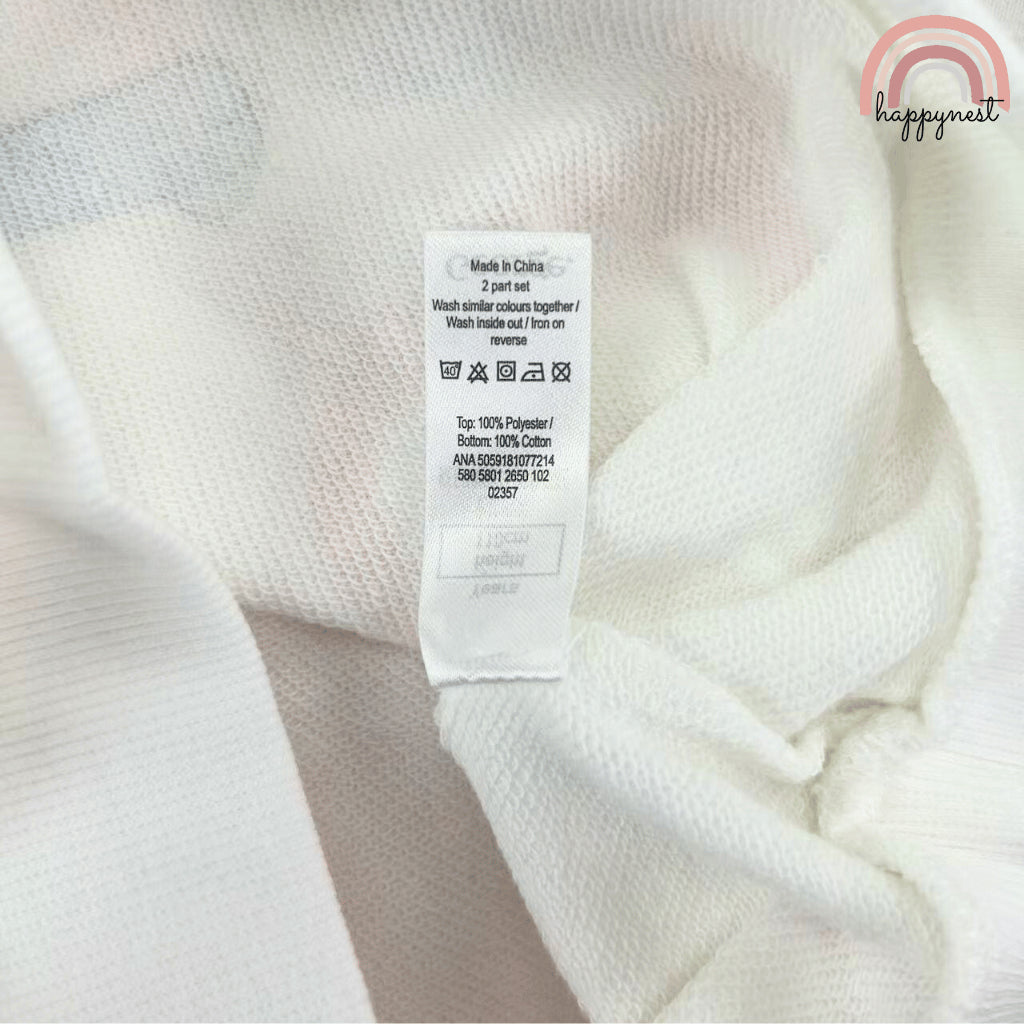 GEORGE Bluey Heart Girls 2PC Set Baby Toddler Sweatshirt Leggings Pambahay 3M-36M SS595