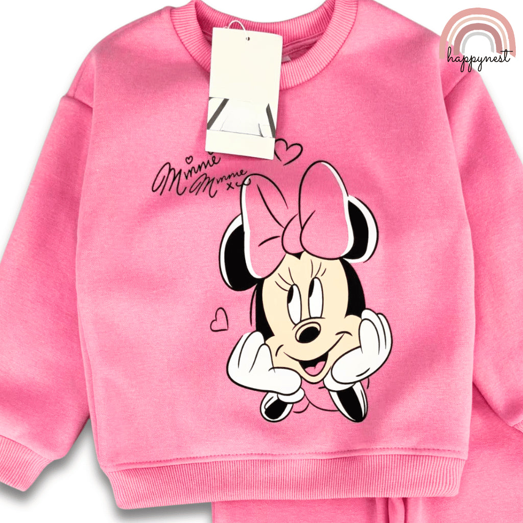Minnie Mouse Pink Sweatshirt & Joggers Set for Girls 2-8Y SS619