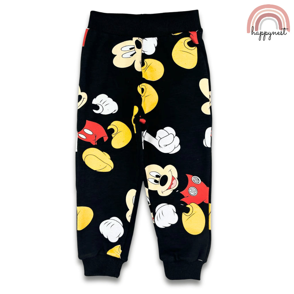Mickey Mouse Terno Set Kids Sweatshirt Jogger Pants Black 2-8y SS653