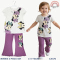 Minnie Mouse Purple Flared 2-Piece Set (2-4 Years) - AA476