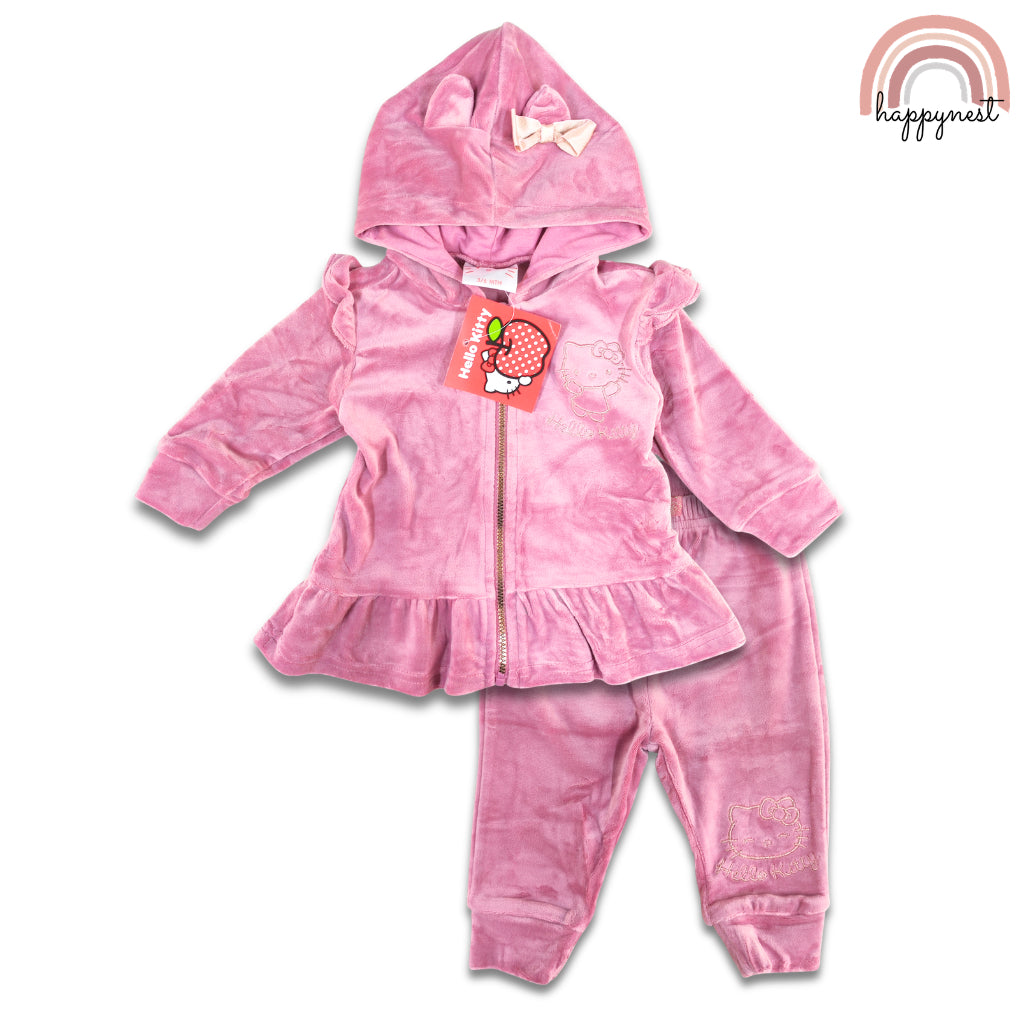 Hello Kitty Baby Girl Set 2-PC Hoodie & Joggers Set (SS698) | 6-36M