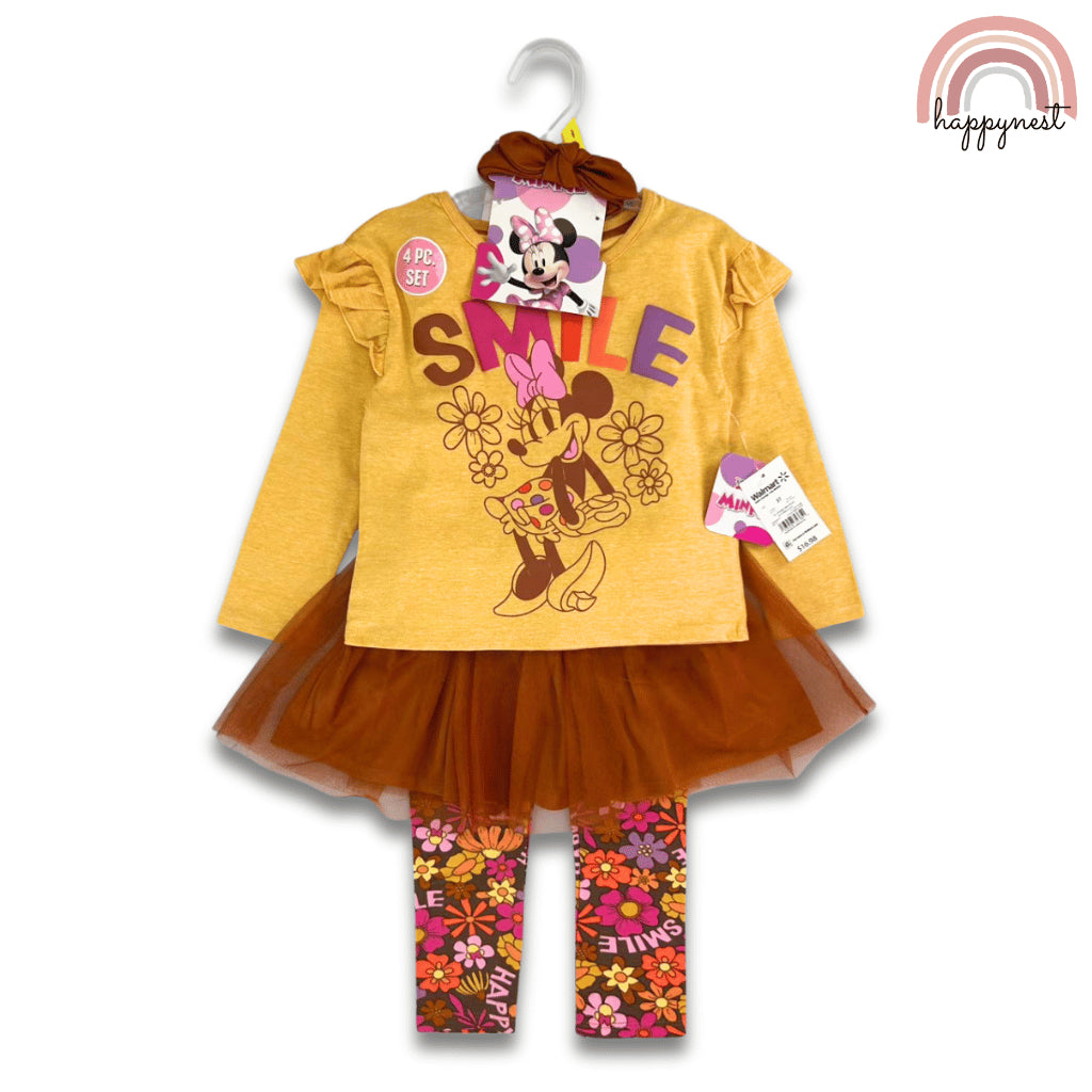 MINNIE TUTU 4-PIECE SMILE SET 12 MONTHS - 5 YEARS (SS556)