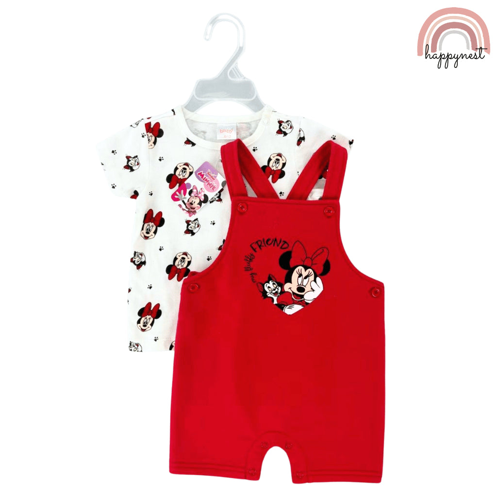 Minnie Mouse 2-Piece Baby Jumper + Shirt Set (3–36 Months) | AA359