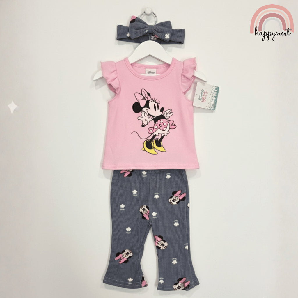 Minnie Mouse 3-Piece Terno Set for Baby Girls (3-24M) AA404