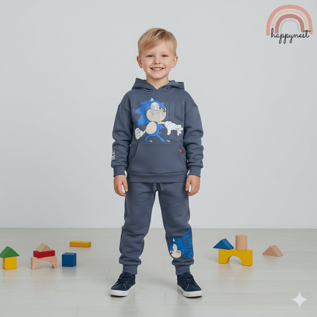 Sonic Tracksuit OOTD Boys Jogger Set Cute Terno OOTD 4 Years old SS102