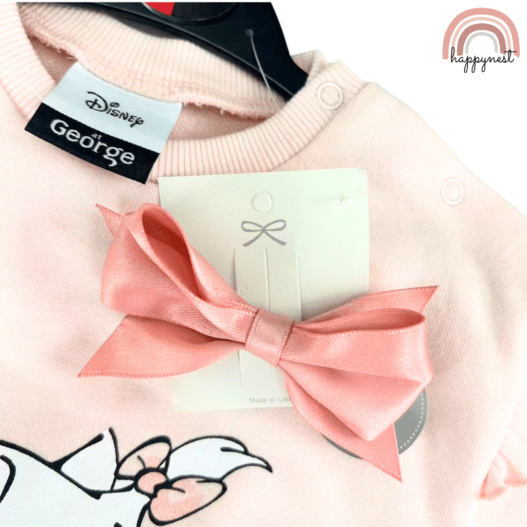 Disney Marie Cat 3-PC Terno Set Ruffle Pullover (3-36M) | SS578