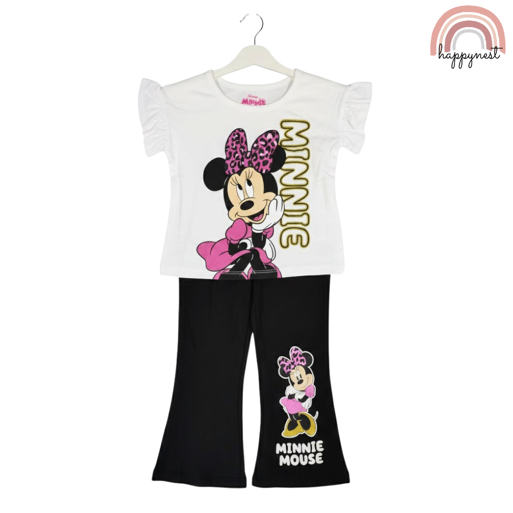 Disney Minnie Mouse Leopard Bow Ruffle 2-Piece Set (2-4 Years) - AA475