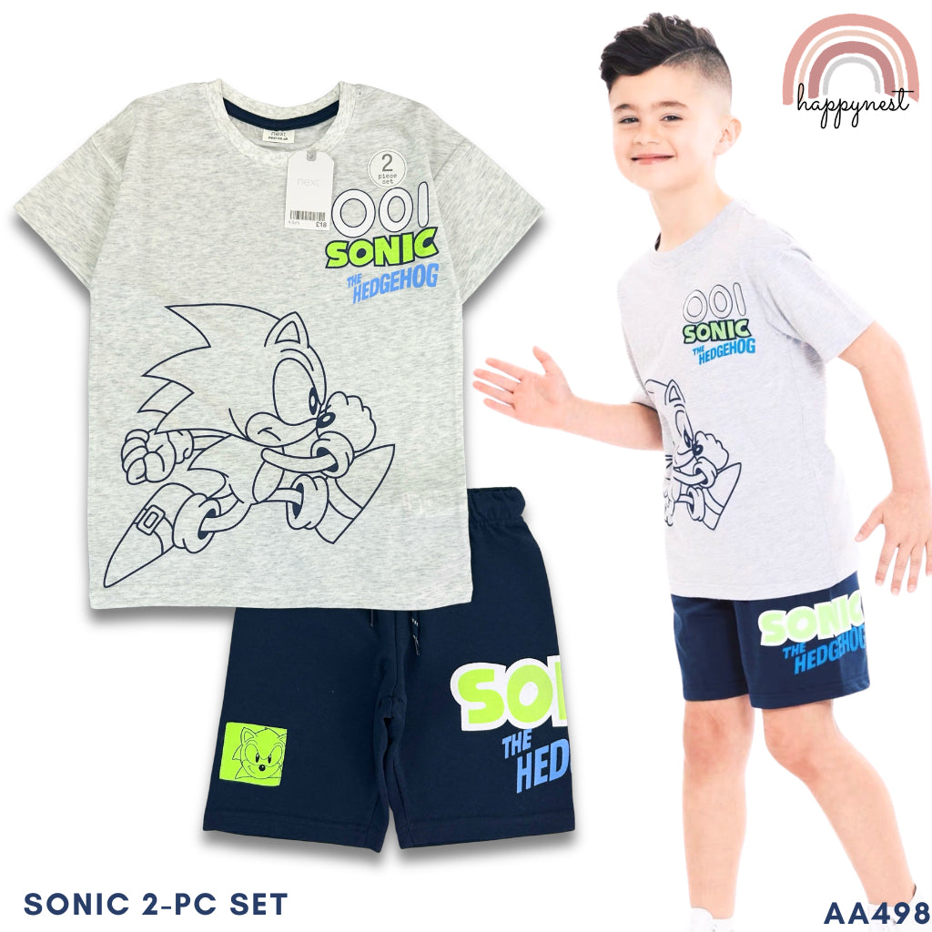 Sonic the Hedgehog 2-PC Tee & Shorts Set (AA498) | 2-10 Years