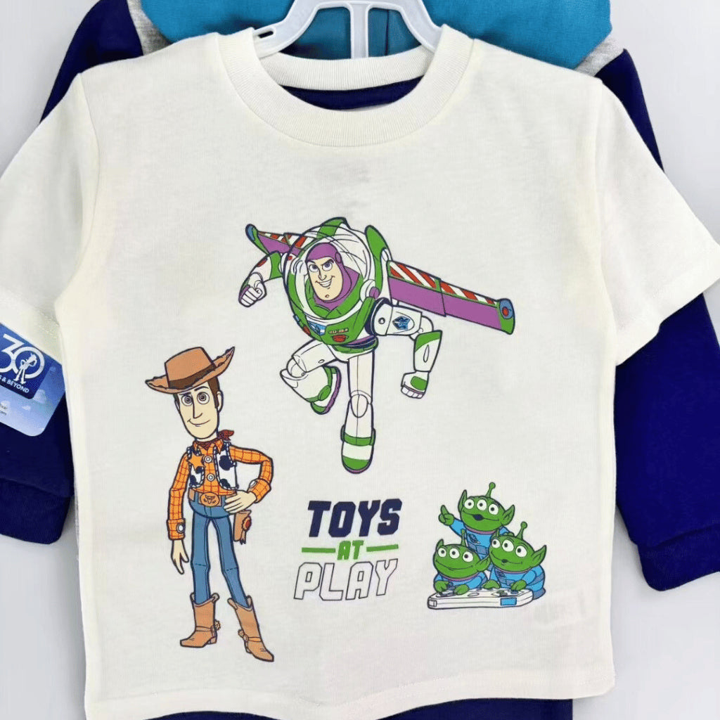 Toy Story Kids 3PC Tracksuit – Hoodie, Shirt & Jogger Pants Set | 12 Months - 7 Years (SS536)