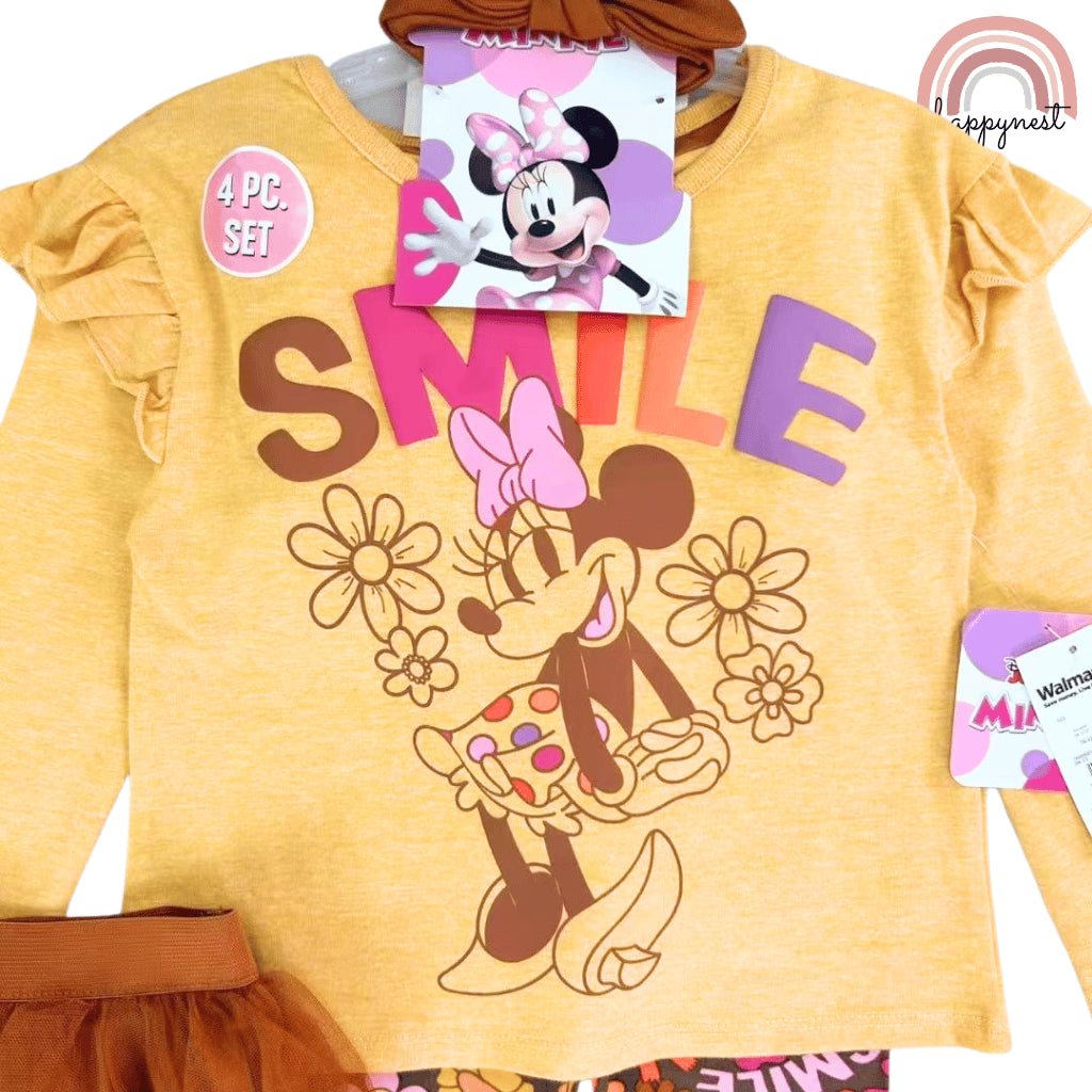 MINNIE TUTU 4-PIECE SMILE SET 12 MONTHS - 5 YEARS (SS556)
