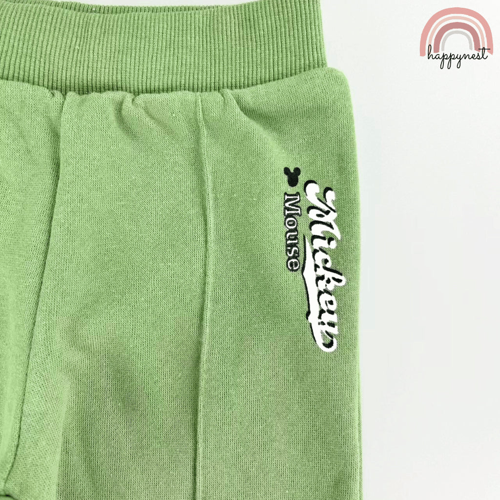 Mickey Green Tracksuit Set (SS260) – For Boys 2-8 Years Old