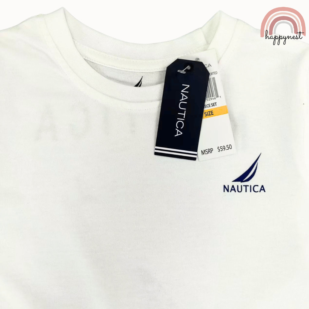 Nautica Terno Set for Kids | Boys T-Shirt & Shorts (2-10Y) | AA411