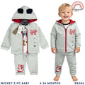Mickey Mouse 3-PC Baby Boy Terno Jacket Set (6-36M) | SS584